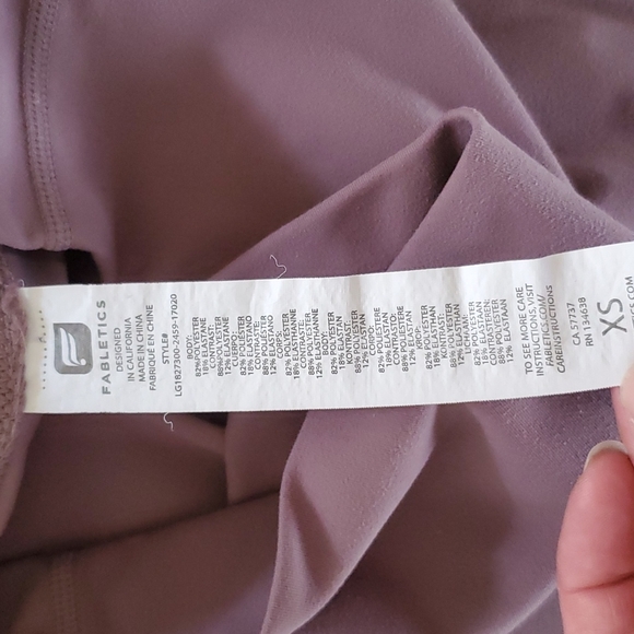 Fabletics cashel powerform foldover full length leggings sz XS - Picture 4 of 7